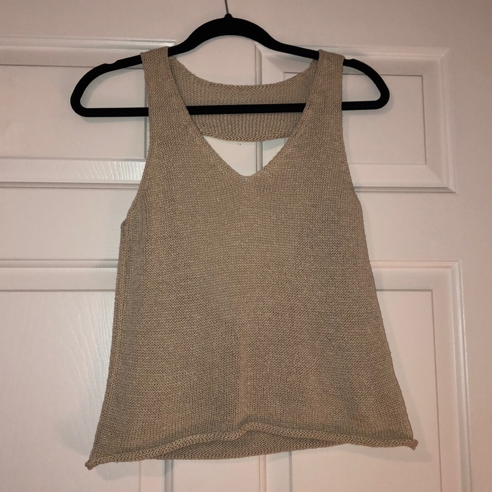 Dressy top with open back